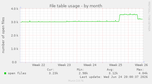 File table usage