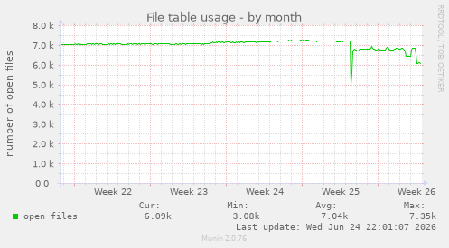 File table usage